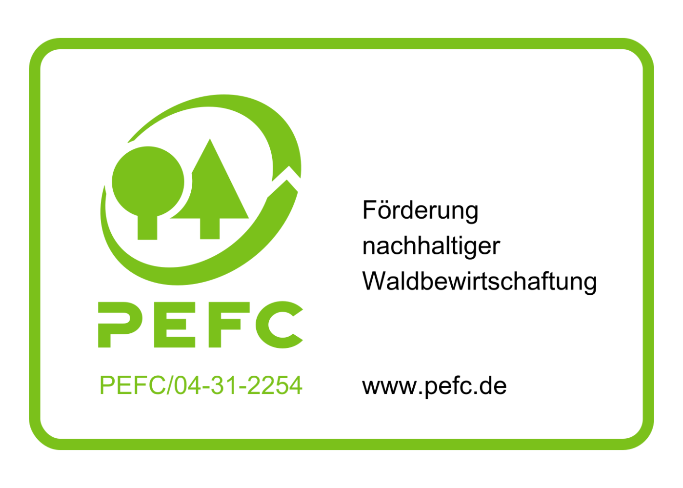 PEFC Zertifiziert